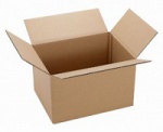 Гофрированная картоная коробка 580*550*430 (137л) для переезда из 3-х слойного гофрокартона бур/бур