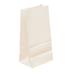 Пакет фасовочный без окна 190*100*70, из белой крафт бумаги для выпечки или  фастфуда