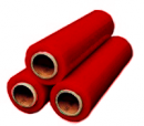 Стретч-пленка цветная красная 17мкм; 20мкм; 23мкм/500мм - 1,0 кг (вес)