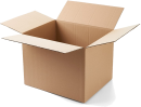 Гофрированная картонная коробка 800*400*300 (96 л) для переезда из 3-х слойного гофрокартона бур/бур