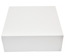 Коробка для торта серия "Fupeco CakeBox" Эконом от 1 до 3 кг из мелованного картона 390 г/м2. Р-р 325*325*120 ( Д 25-32см)