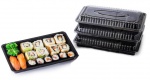 Контейнер одноразовый для суши и роллов (КД-003) для нескольких порций, 254*139*40 дно