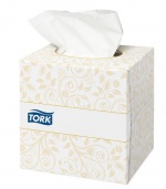 Салфетки Tork Premium (140278)  для лица в кубе ультрамягкие, 2 сл., 100л, F1