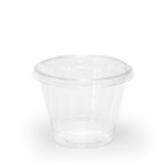 Креманка прозрачная для десертов ПЭТ, 270мл, d-92мм