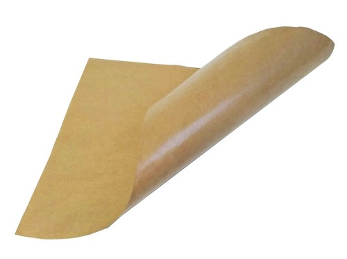 Бумага ламинированная Крафт двухслойная жиро-влагостойкая 83г/м2, (210*210 мм)