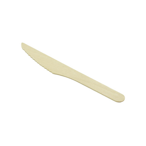 Нож одноразовый деревянный серии "Ecovilka", 160мм