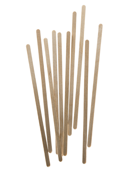 Размешиватель для напитков деревянный серии "ЭкоВилка", 140*6*1,8мм