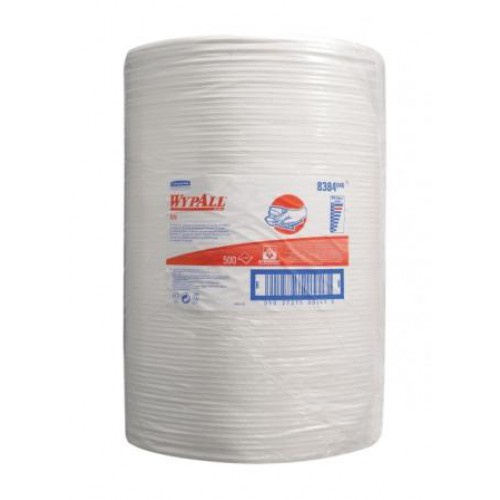 Протирочный материал Kimberly-Clark серии WYPALL*X70  (8384), цвет белый, 1сл, 500 л, 38*42 см