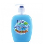 Жидкое крем-мыло с дозатором "Help" голубой лен, 0,5 л