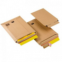 Курьерский конверт 150*200*0-35мм для доставки документов, книг, брошюр бур/бур
