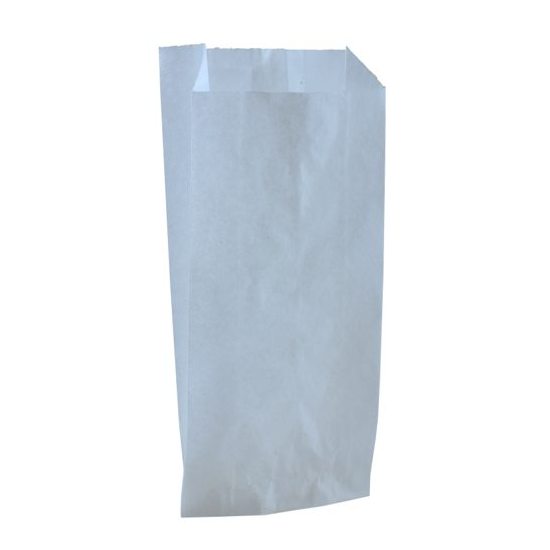 Пакет бумажный жиростойкий белый для выпечки или фаст фуда, р-р 175*100*50