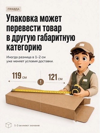 ПРАВДА ИЛИ МИФ - 5 фактов о габаритах на маркетплейсах