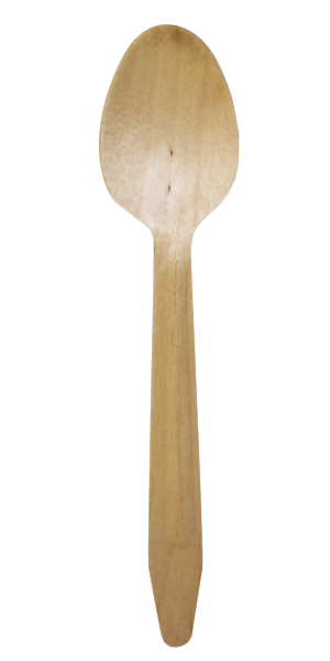 Ложка деревянная одноразовая серии "ЭкоВилка", 165мм