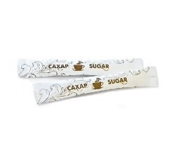 Порционный сахар в индивидуальной упаковке (стиках) по 5 гр