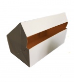 Упаковка картонная серия "Fupeco SweetBox" под пирожные из бел/бел мелованного картона. Размер 330*160*110 мм.