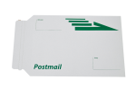 Конверт почтовый картонный "Postmail", р-р 250*350мм с клейкой полосой, бел/бел для маркетплейсов