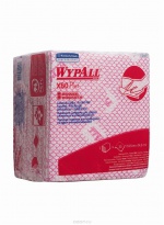 Протирочный материал Kimberly-Clark серии WYPALL*X80 (19127), цвет красный, 1сл,  8 уп*30 л, 34,5*33,5 см