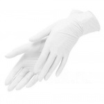 Перчатки виниловые неопудренные белые, размер XL (пр-во Китай)