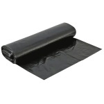 Мешки (пакеты) черные в рулоне для мусора полиэтиленовые из ПНД, 60*80см*8мкм, 60 литров