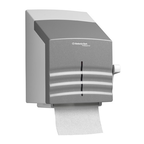 Диспенсер для рулонных бумажных полотенец Kimberly-Clark RIPPLE Controlomatic (6963), серый