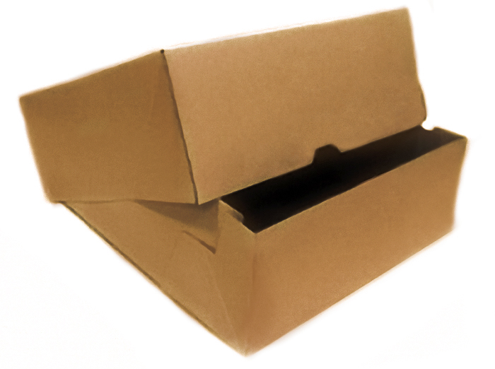 Коробка для торта серия "Fupeco CakeBox" от 1 до 3 кг из крафт бур/бел картона. Р-р 325*325*120 ( Д 25-32см)