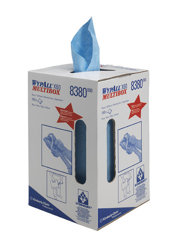Протирочный материал Kimberly-Clark серии WYPALL*X60 (8380), цвет синий, 1сл, 150л, 42*24,5 см