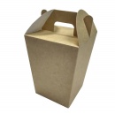 Картонный подарочный контейнер для кондитерских изделий р-р (низ)75*75*(выс)125*(верх)95*95мм, серия "Fupeco SweetBox"