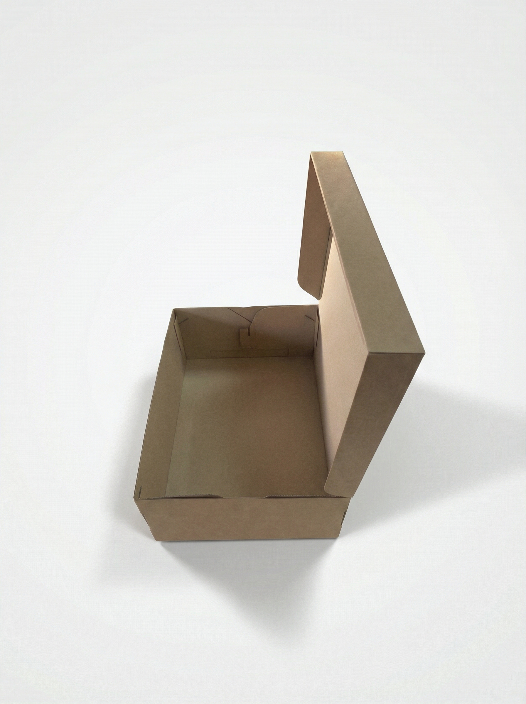 Гофрокороб 330*240*130 для обуви из микрогофрокартона бур/бур