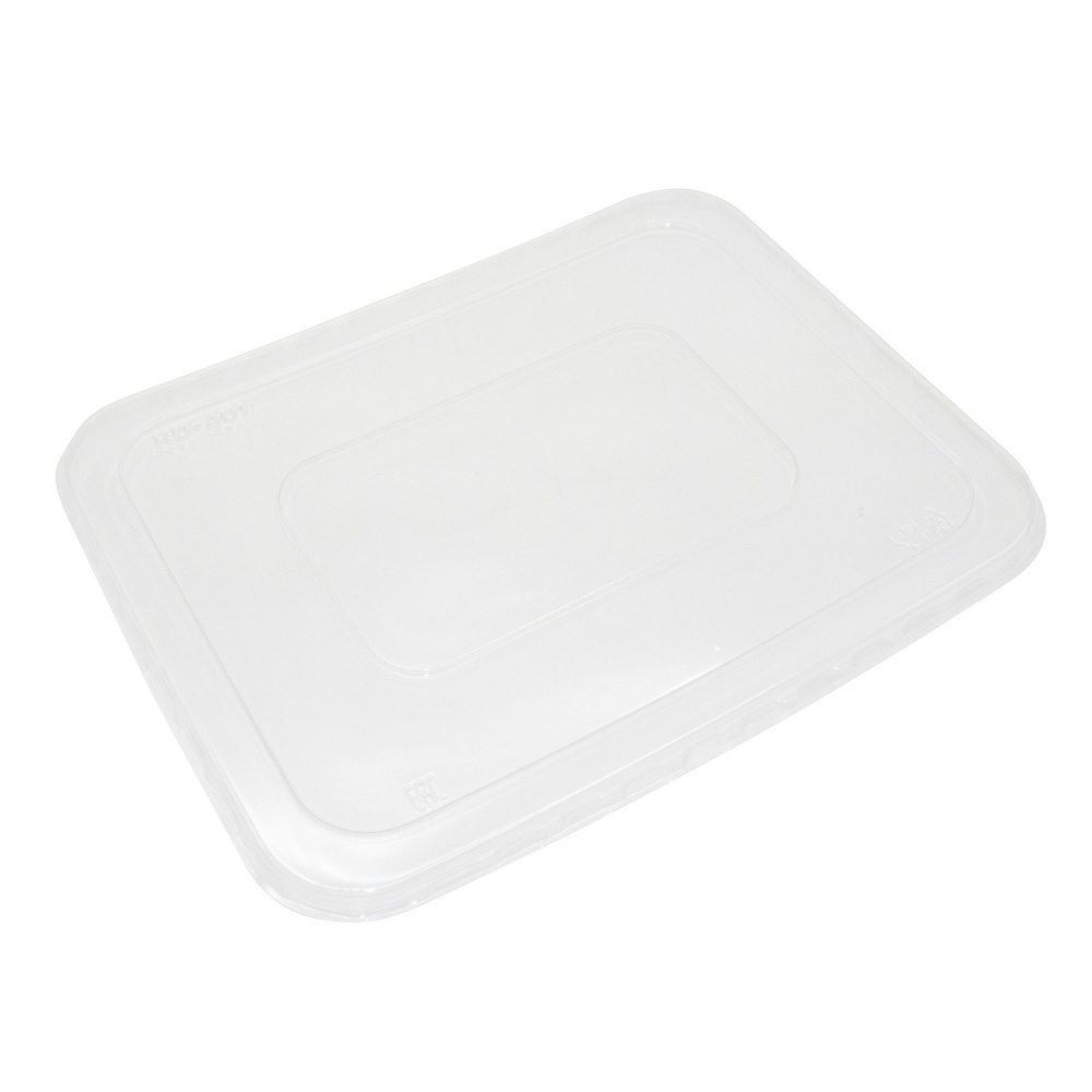 Контейнер - ланч-бокс пластиковый с прозрачной крышкой (КД 401/3) 3х секционный для обедов, р-р внешний 227*177*36мм