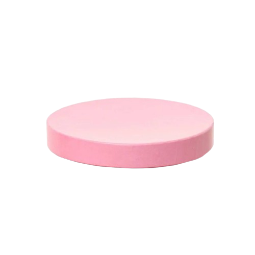Крышка для коробки шляпной 160*160 розовая матовая