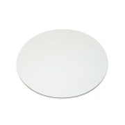 Подложки картонные с ламинацией круглые D=8 см под пирожное. Цвет "белый", толщина 0.8-1 мм