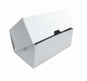 Упаковка картонная серия "Fupeco SweetBox" Стандарт для пирожных из бел/бел мелованного картона. Размер 250*160*110 мм.
