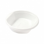 Тарелка одноразовая глубокая (миска) суповая, салатная, 0,5 л 