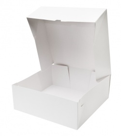 Картонная коробка 325*325*120 самосборная серия "Fupeco CakeBox" из мелованного картона 390 г/м2