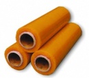 Стрейч пленка цветная оранжевая 17мкм; 20мкм; 23мкм/500мм -1,0 кг (вес) для переезда