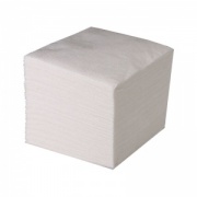 Салфетки бумажные 240*240, 1сл. белые, эконом, 100 шт