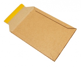 Курьерский (почтовый) конверт 150*200*0-35мм для доставки документов, книг, брошюр из микрогофрокартона бур/бур