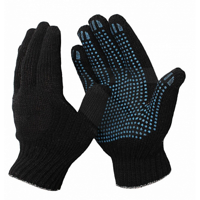 Перчатки с пвх, 10 класс, 5 нитей. 1 пара