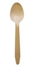 Ложка деревянная одноразовая серии "ЭкоВилка", 165мм
