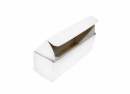 Картонная упаковка под макаруны, на 6 шт, Серия "Fupeco MacCase" Эконом из бел/бел мелованного картона. Размер 185*60*60 мм.