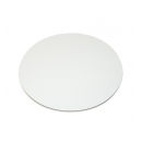Подложки картонные с ламинацией круглые D=22 см под пирожное. Цвет "белый", толщина 2.0 мм