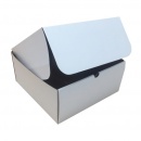 Упаковка для торта 260*260*120 серия "Fupeco CakeBox" Албус из микрогофрокартона бел/бур (Д 23-26 см)