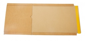 Картонная коробка 320*455*20-60мм для доставки картин, рамок, книг и холстов бур/бур