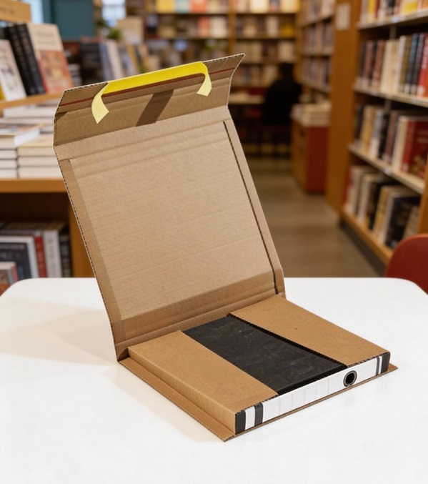 Картонная коробка 310*310*10-40мм квадратная для упаковки картин, рамок, книг с внутренним разрывным швом бур/бур для переезда