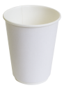 Стаканчики бумажные двухслойные для горячих напитков ThermoCup, 300мл белый