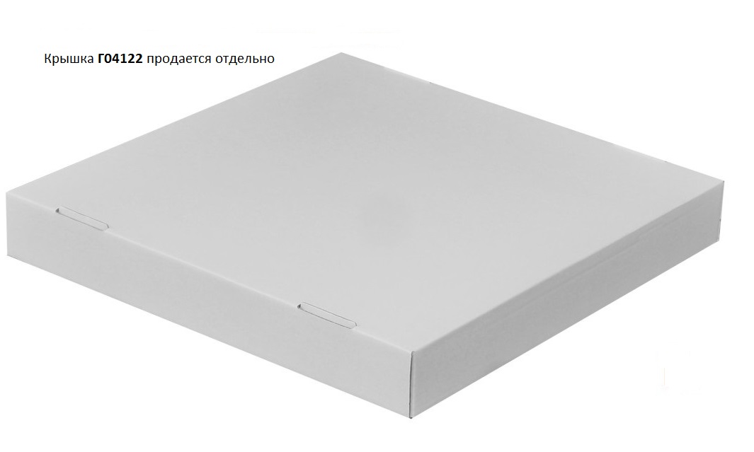 Картонная коробка для доставки букетов, из гофрокартона бел/бур, трапеция, р-р 160*300*420