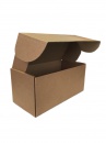 Гофрированная коробка 260*125*120 для сувениров из микрогофрокартона бур/бур