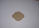 Подложки d-65 мм мм под пирожное из мелованного картона бур/бел